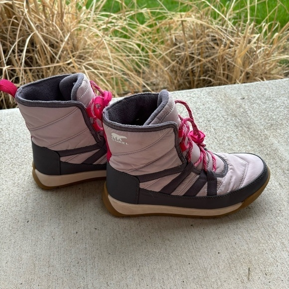 Sorel Shoes - Sorel Whitney Li Short Lace Winter Boots Women’s 5 Pink Waterproof
